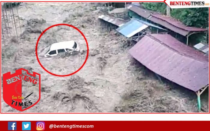 Kawasan Wisata Pemandian Alam Sembahe Deli Serdang Diterjang Banjir